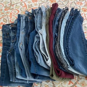 15 pair of jeggings